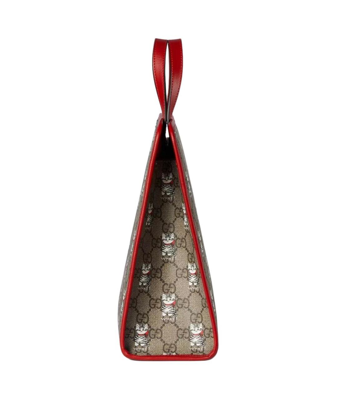 GUCCI Бежевая сумка тоут, фото 3