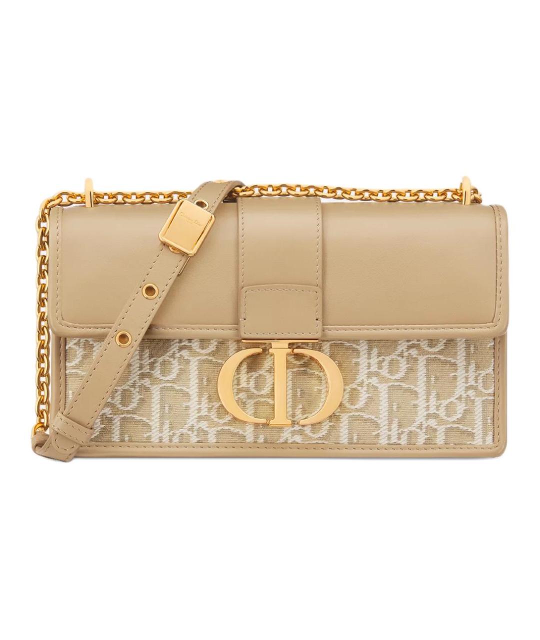 CHRISTIAN DIOR Бежевая сумка через плечо, фото 1
