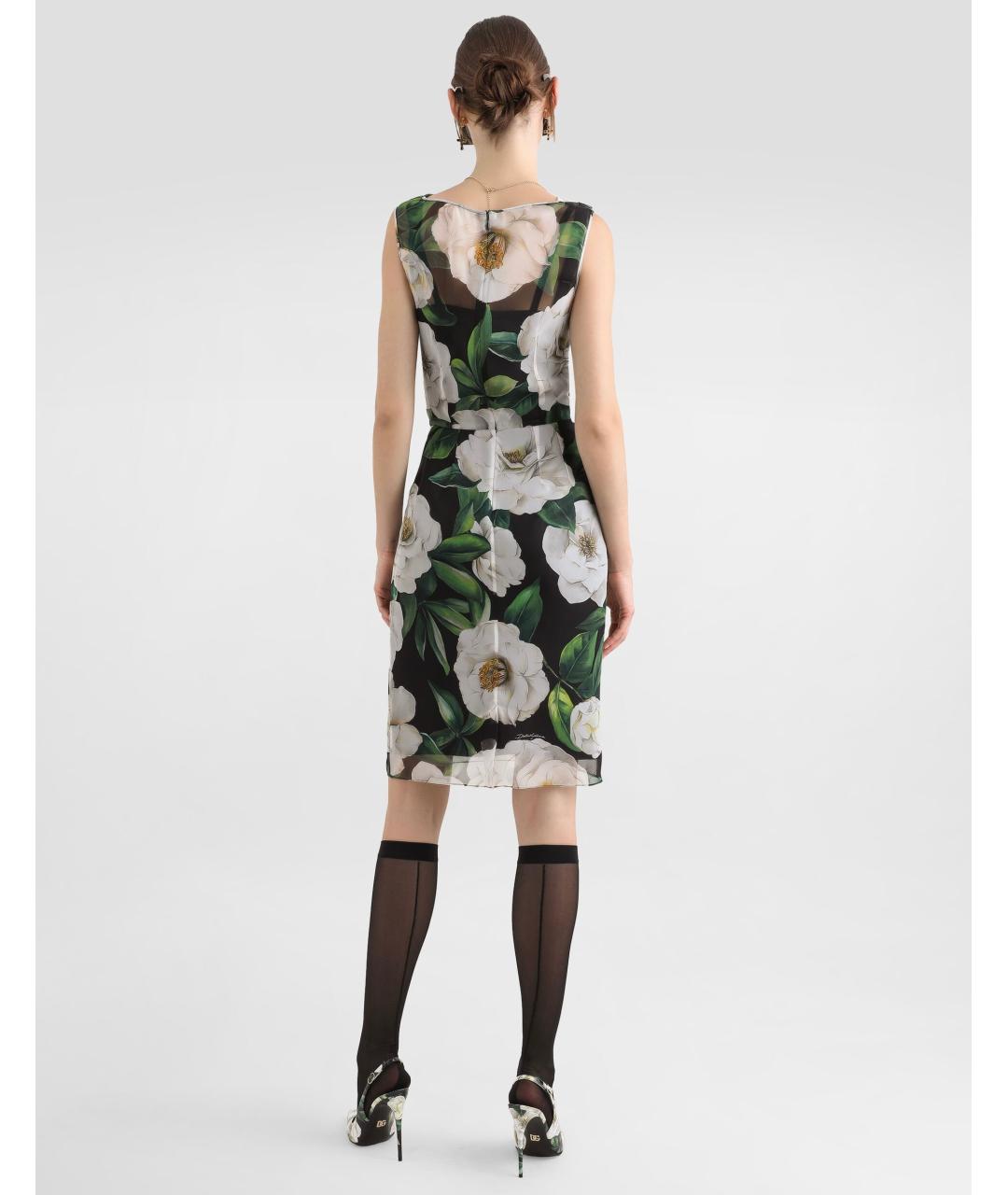 DOLCE&GABBANA Мульти коктейльное платье, фото 6