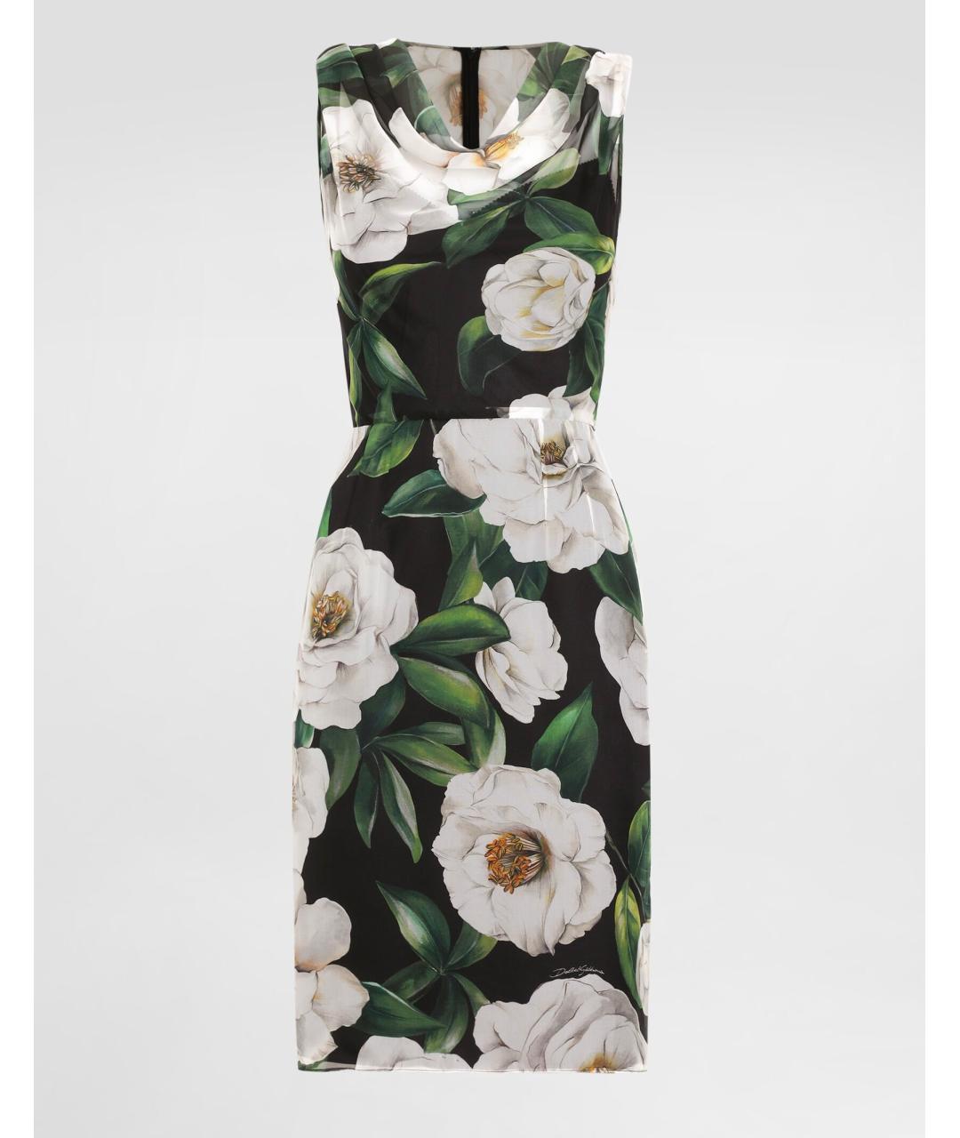 DOLCE&GABBANA Мульти коктейльное платье, фото 7