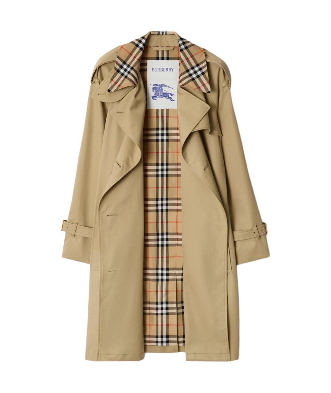 BURBERRY Бежевый тренч/плащ, фото 2