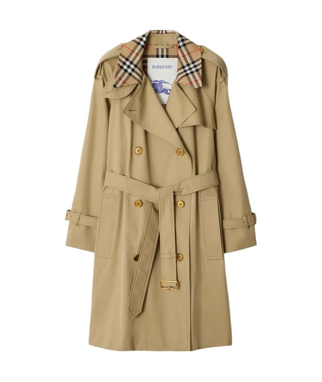 BURBERRY Бежевый тренч/плащ, фото 1