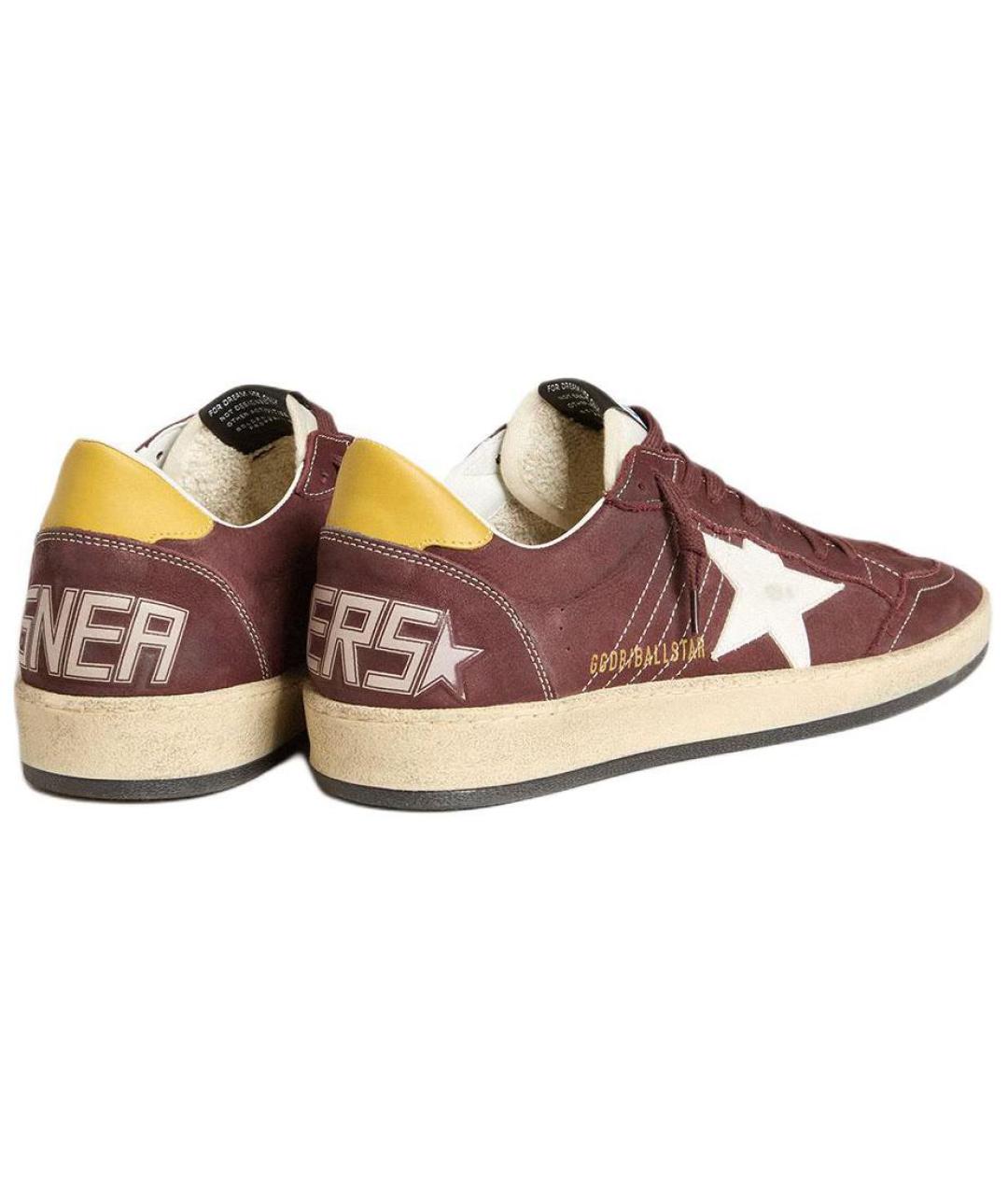 GOLDEN GOOSE DELUXE BRAND Красные низкие кроссовки / кеды, фото 4
