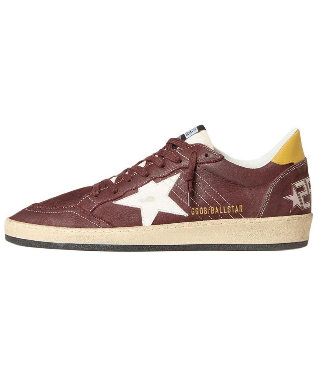GOLDEN GOOSE DELUXE BRAND Красные низкие кроссовки / кеды, фото 2