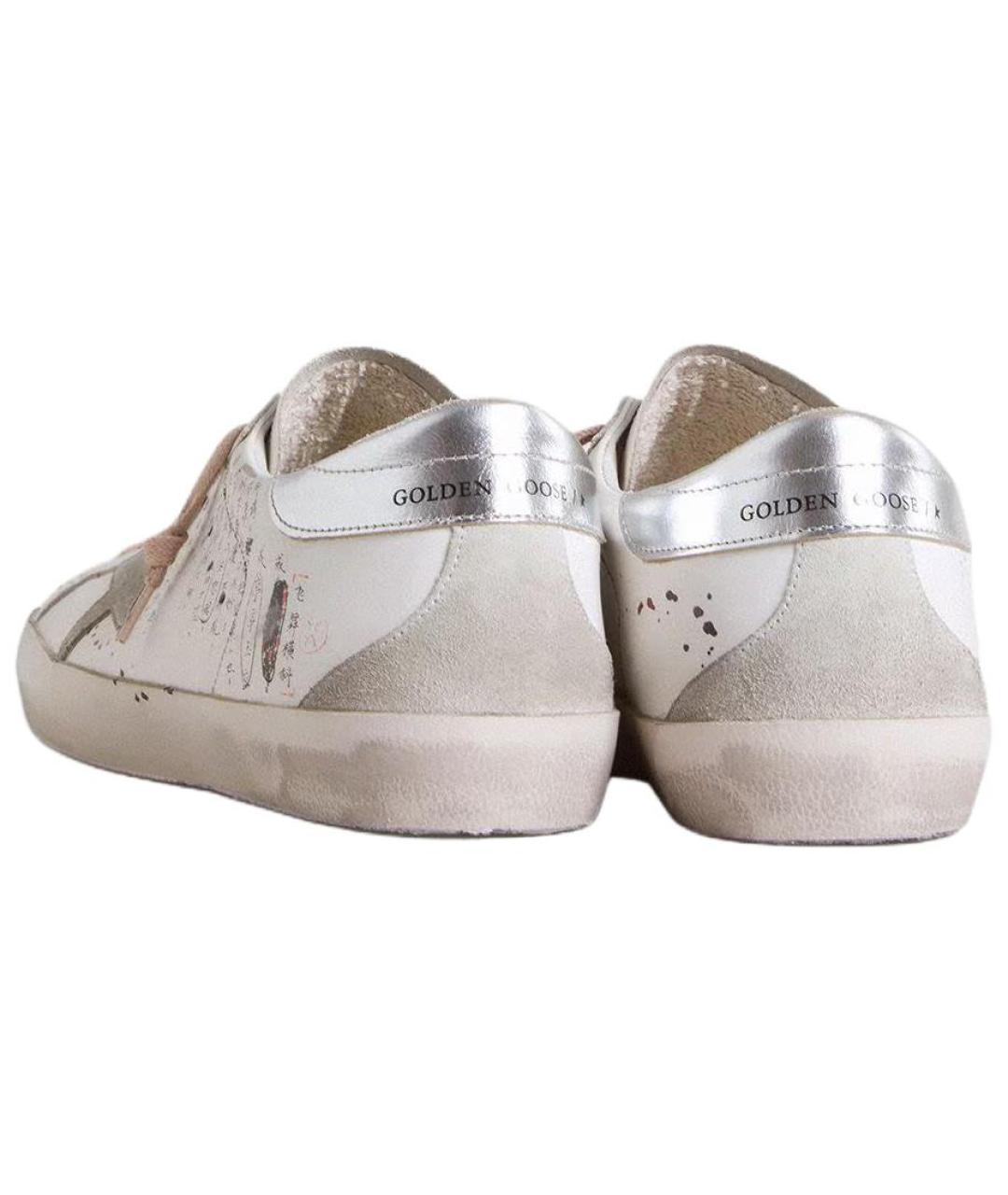 GOLDEN GOOSE DELUXE BRAND Белые низкие кроссовки / кеды, фото 4