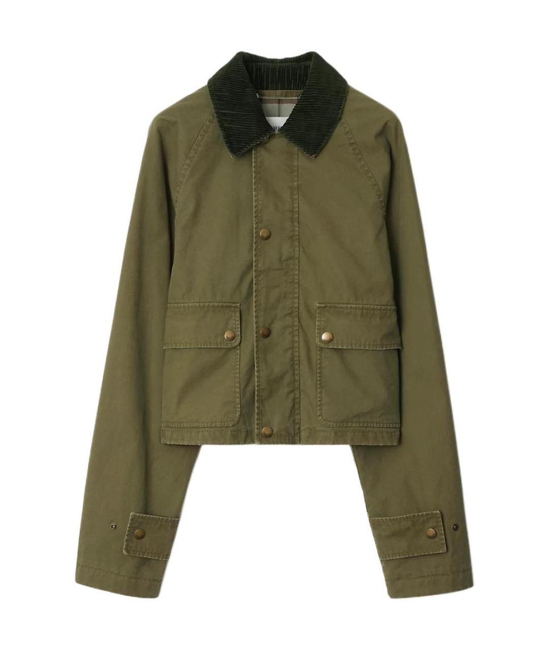 BURBERRY Хаки куртка, фото 1