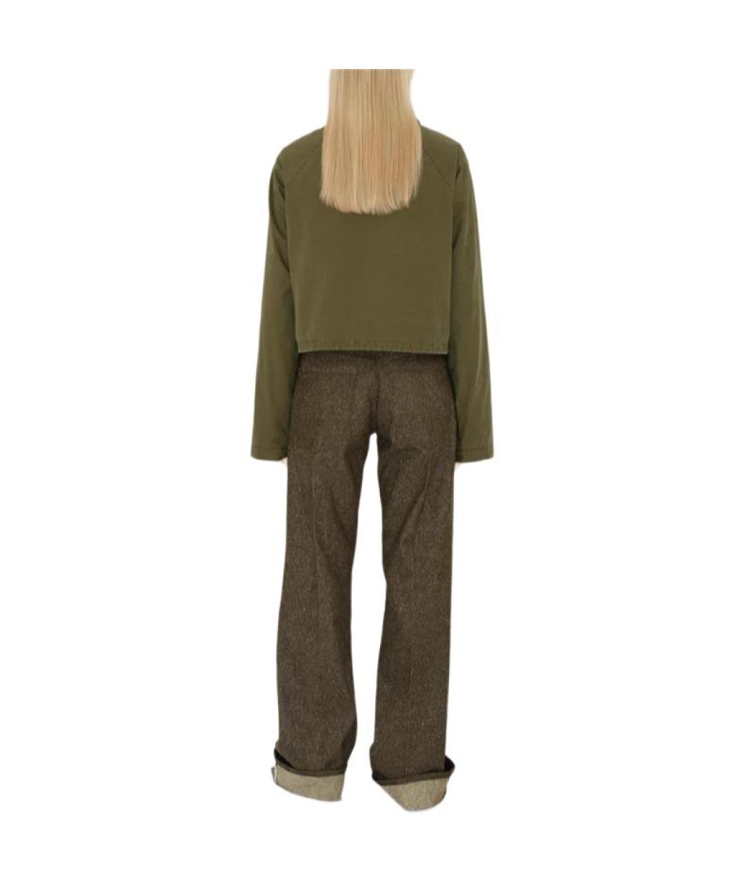 BURBERRY Хаки куртка, фото 4