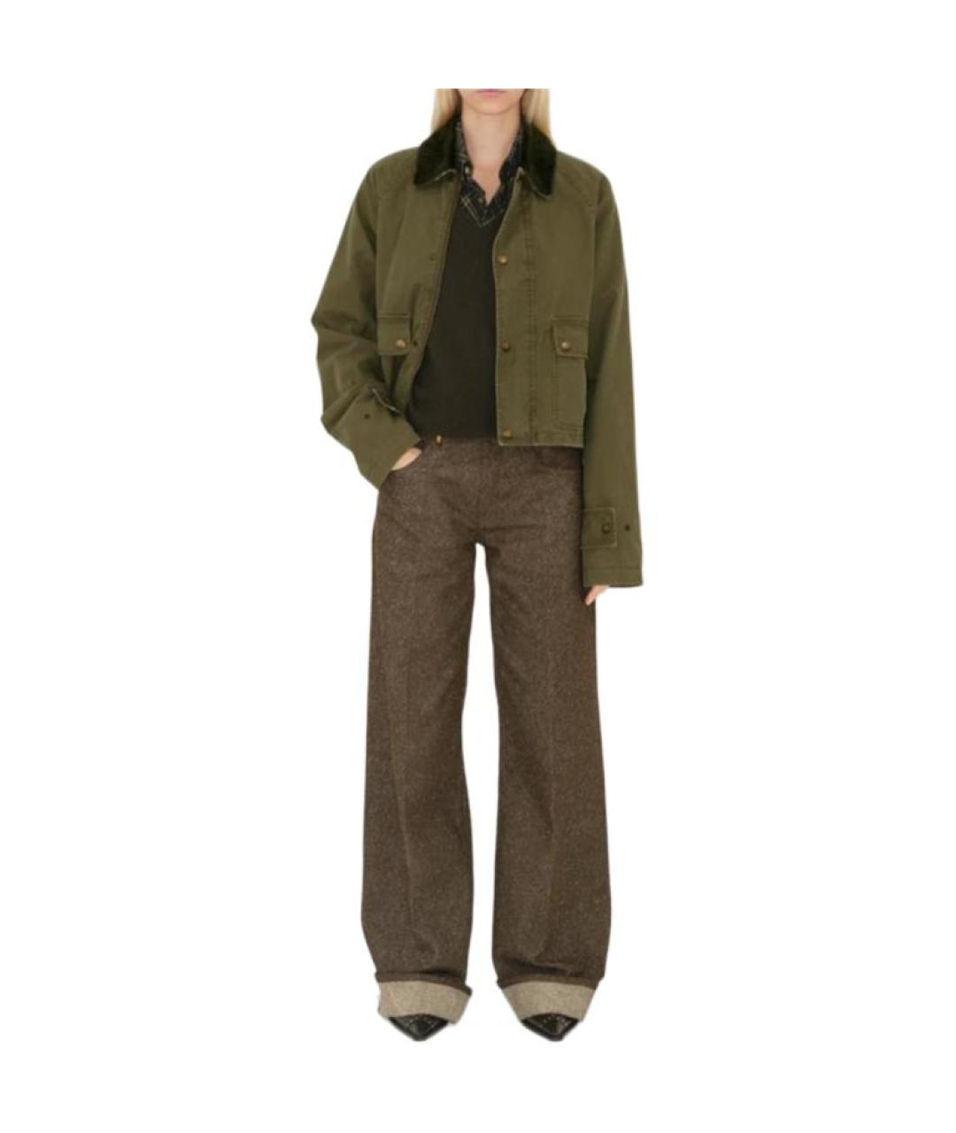 BURBERRY Хаки куртка, фото 3