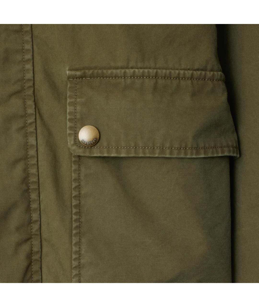 BURBERRY Хаки куртка, фото 6