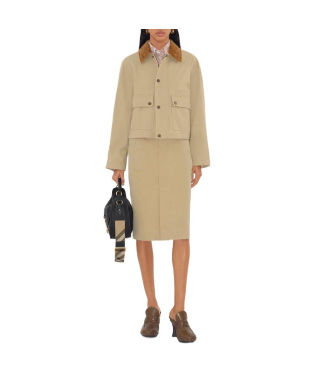 BURBERRY Бежевая куртка, фото 3