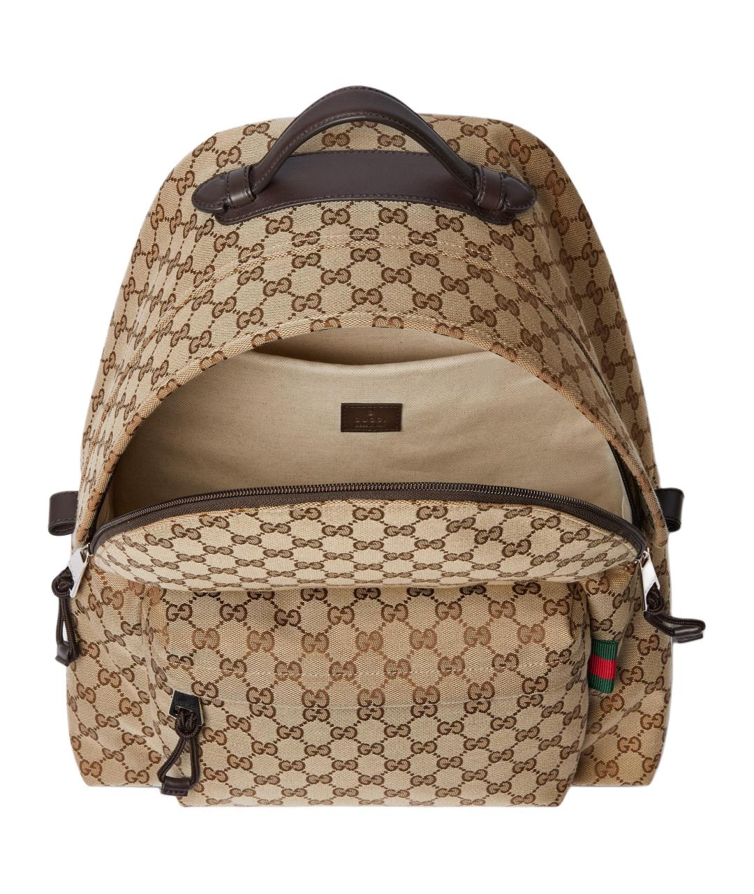 GUCCI Бежевый рюкзак, фото 5
