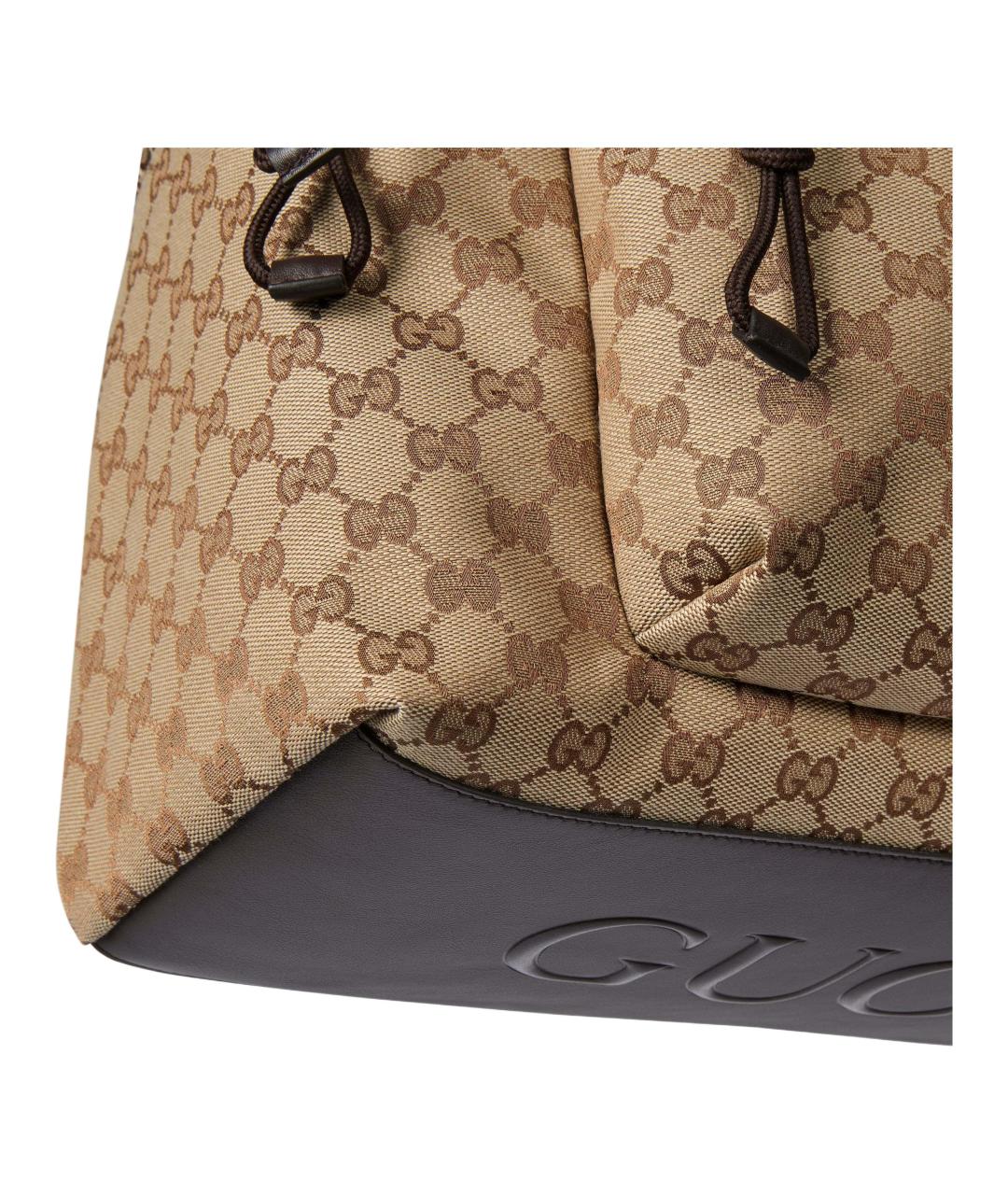 GUCCI Бежевый рюкзак, фото 6