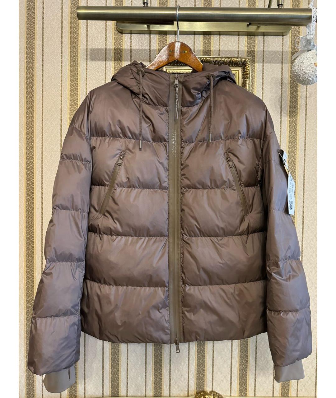 MAX MARA Коричневый пуховик, фото 9