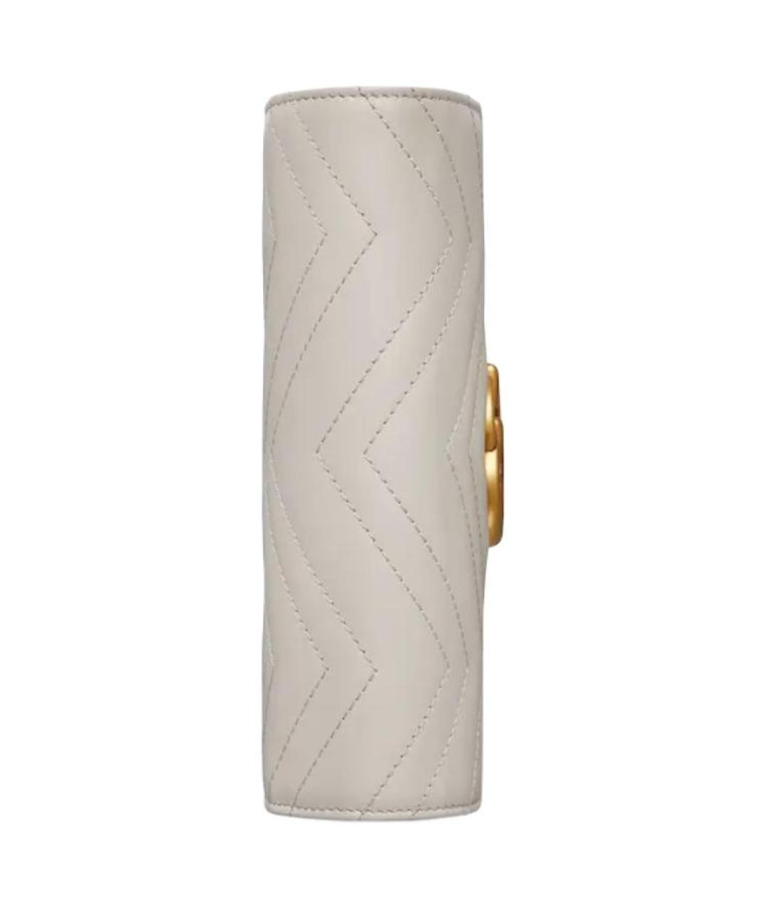 GUCCI Серая кожаная сумка через плечо, фото 6