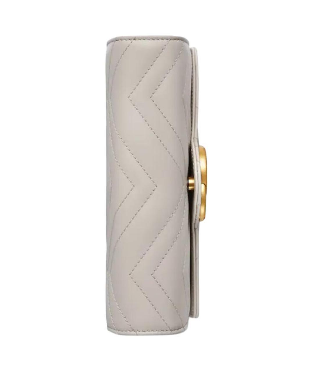 GUCCI Серая кожаная сумка через плечо, фото 5