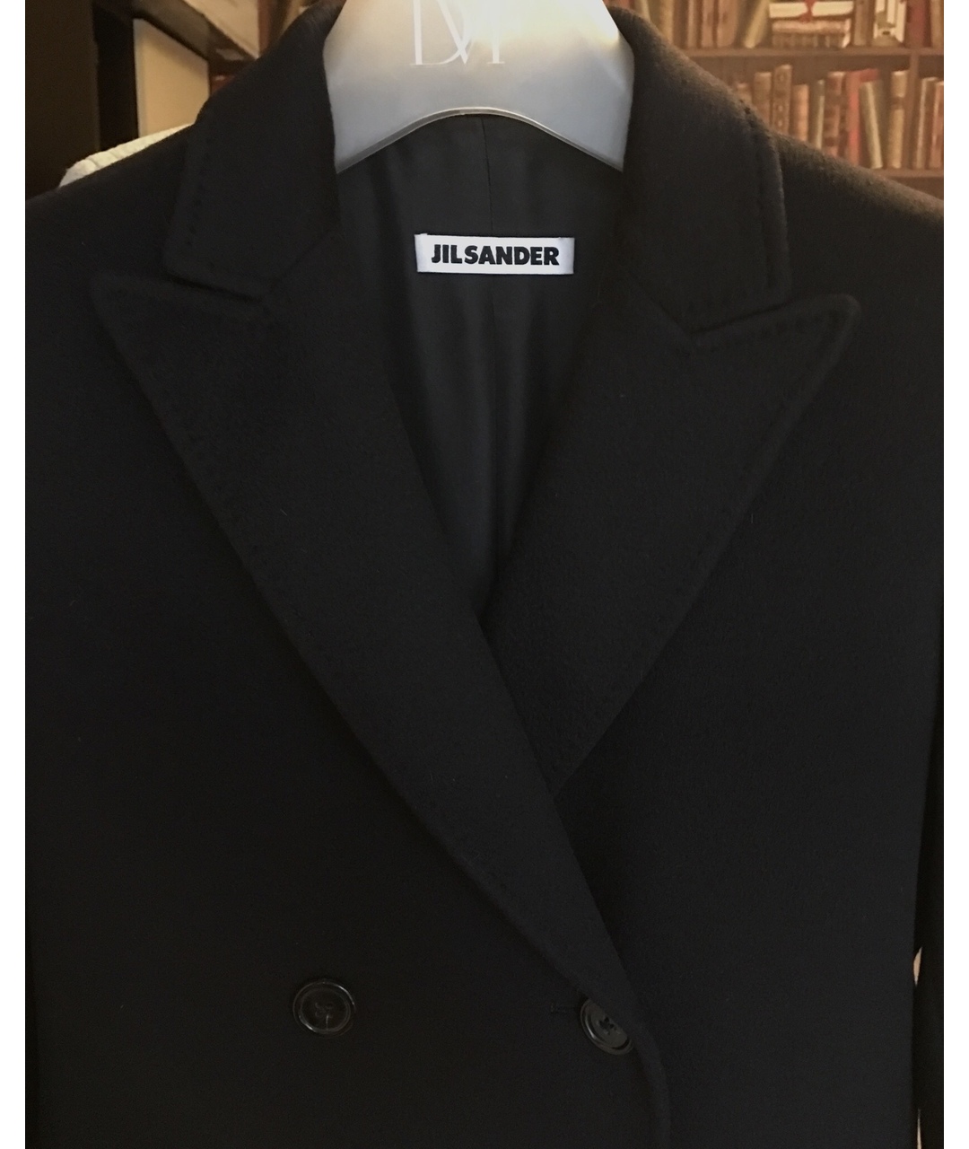 JIL SANDER Черное кашемировое пальто, фото 3