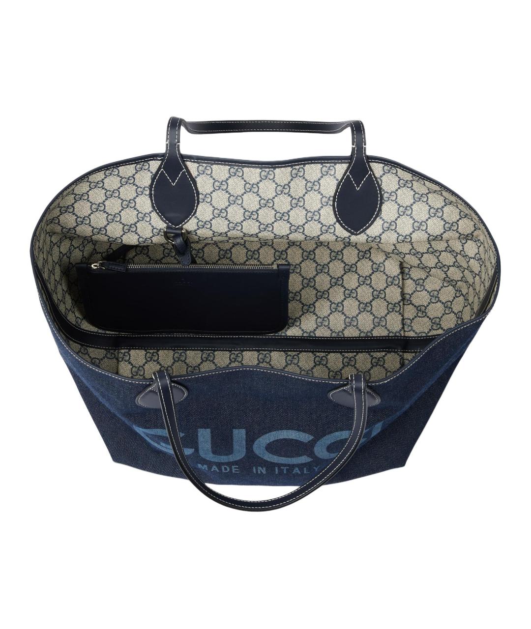 GUCCI Синяя сумка через плечо, фото 7