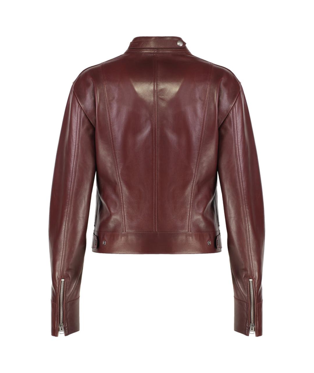 TOM FORD Бордовая кожаная куртка, фото 4