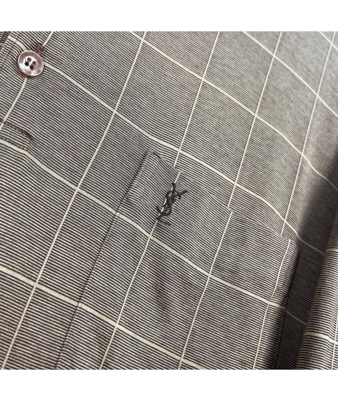SAINT LAURENT Коричневый джемпер / свитер, фото 3