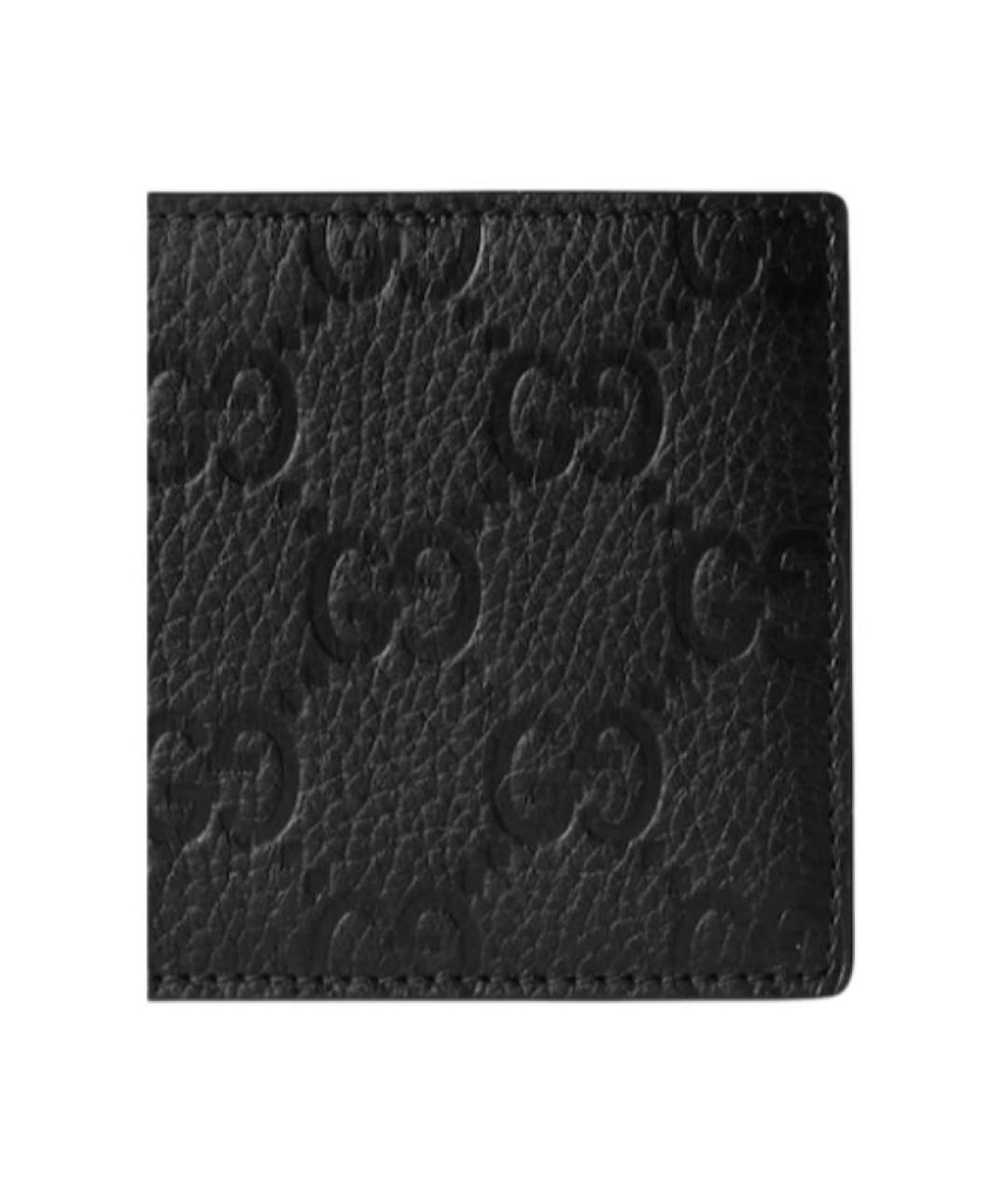 GUCCI Черный кожаный кошелек, фото 6