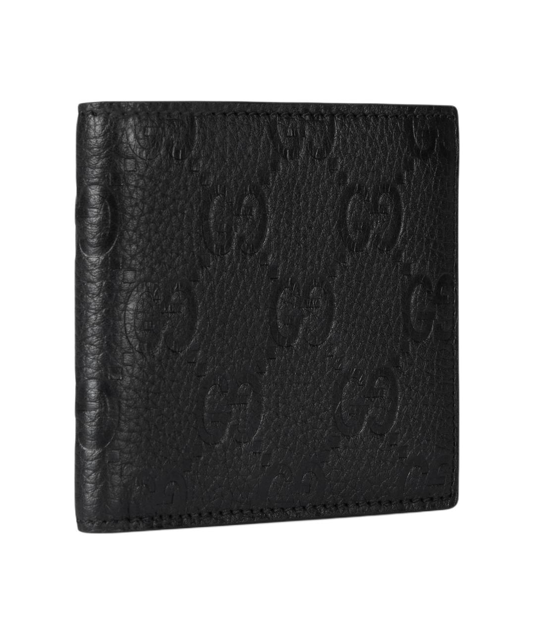 GUCCI Черный кожаный кошелек, фото 2