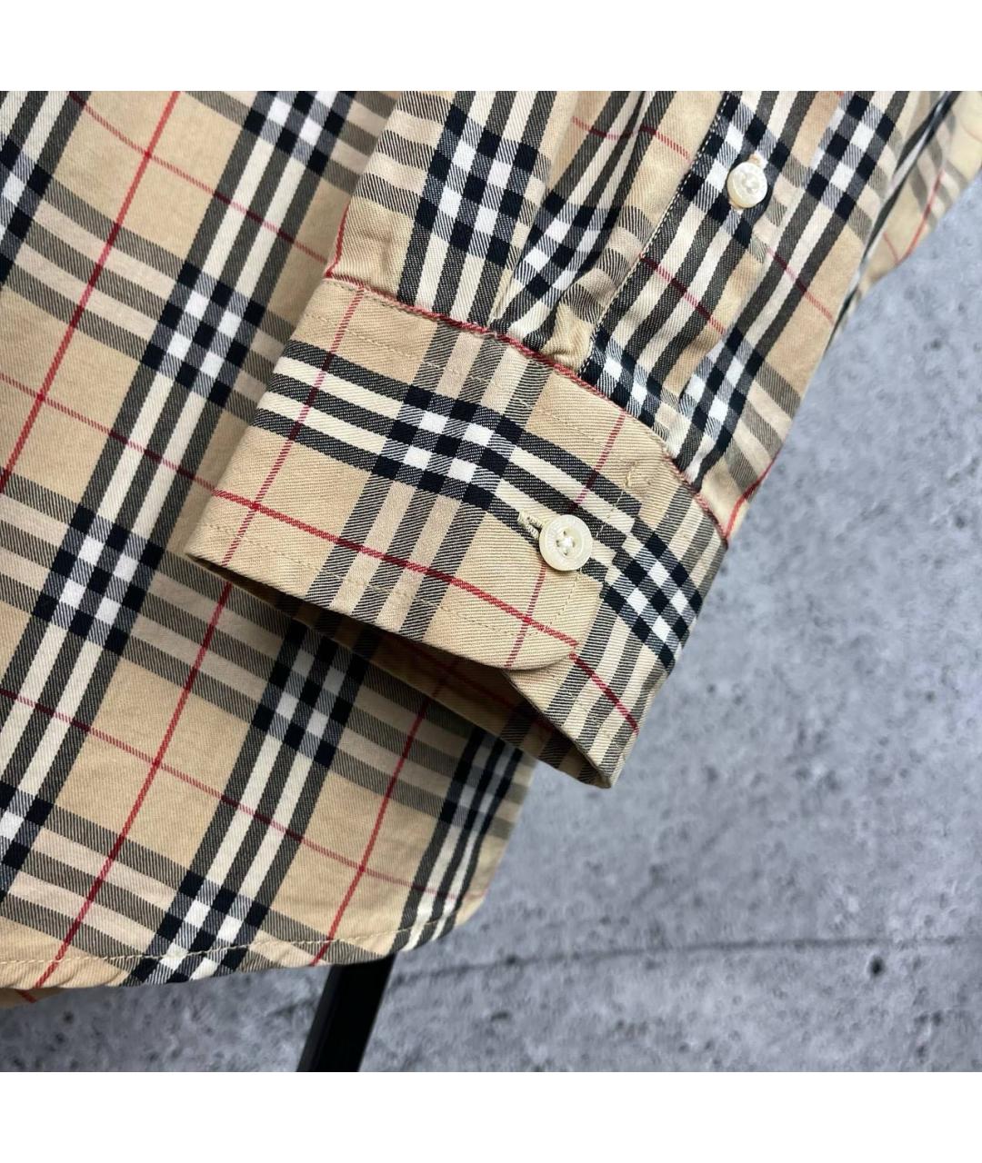BURBERRY Бежевая кэжуал рубашка, фото 7