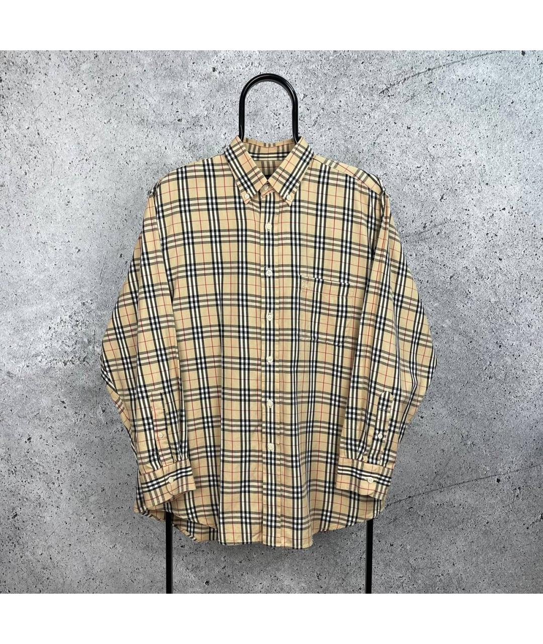 BURBERRY Бежевая кэжуал рубашка, фото 8