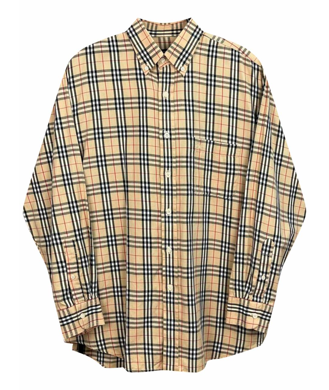 BURBERRY Бежевая кэжуал рубашка, фото 1