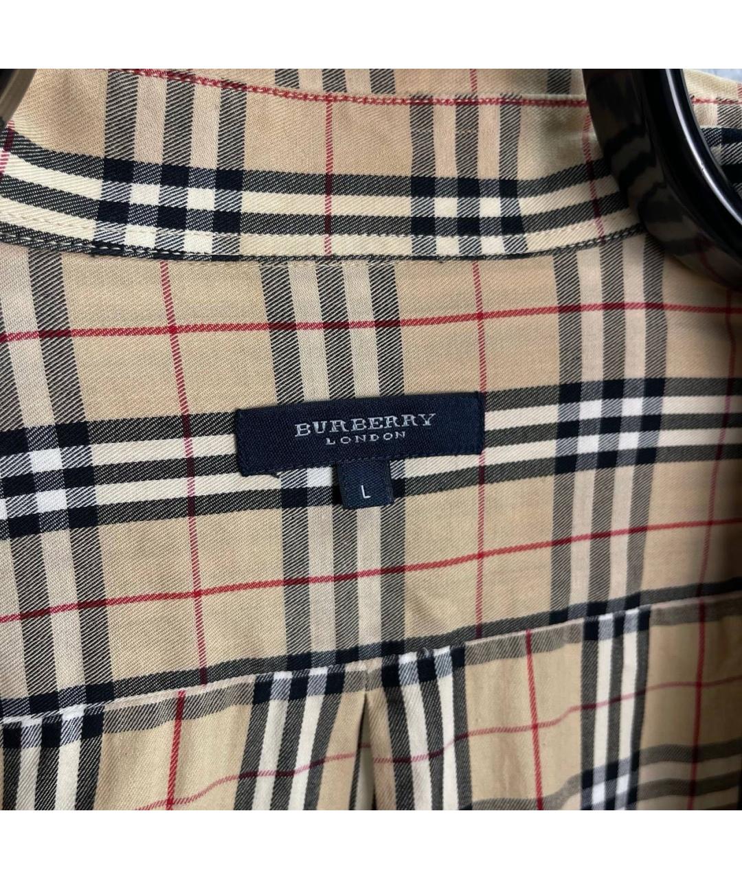BURBERRY Бежевая кэжуал рубашка, фото 2