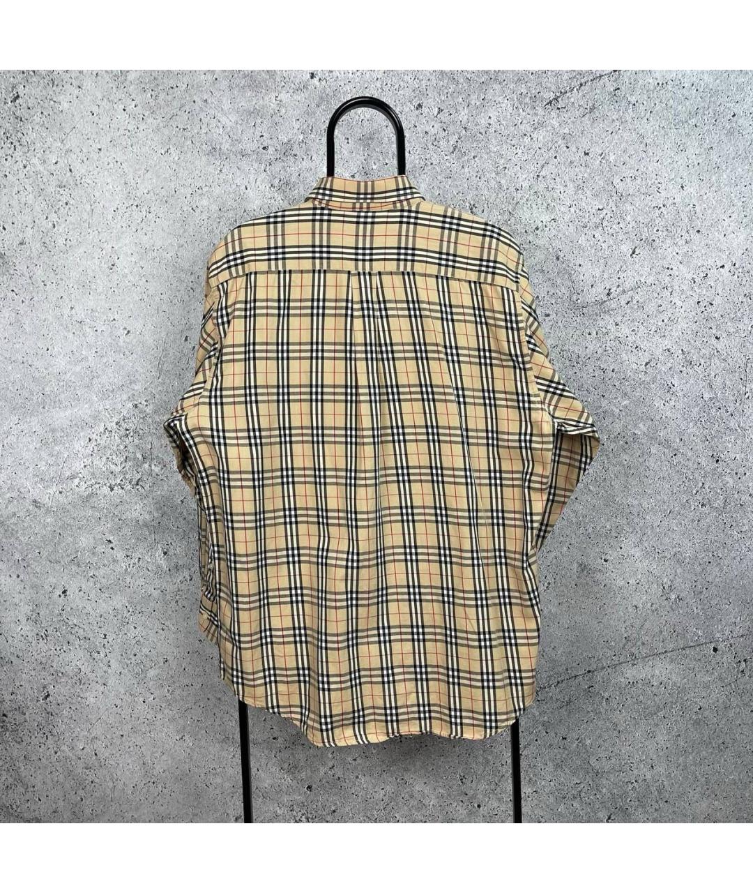 BURBERRY Бежевая кэжуал рубашка, фото 4