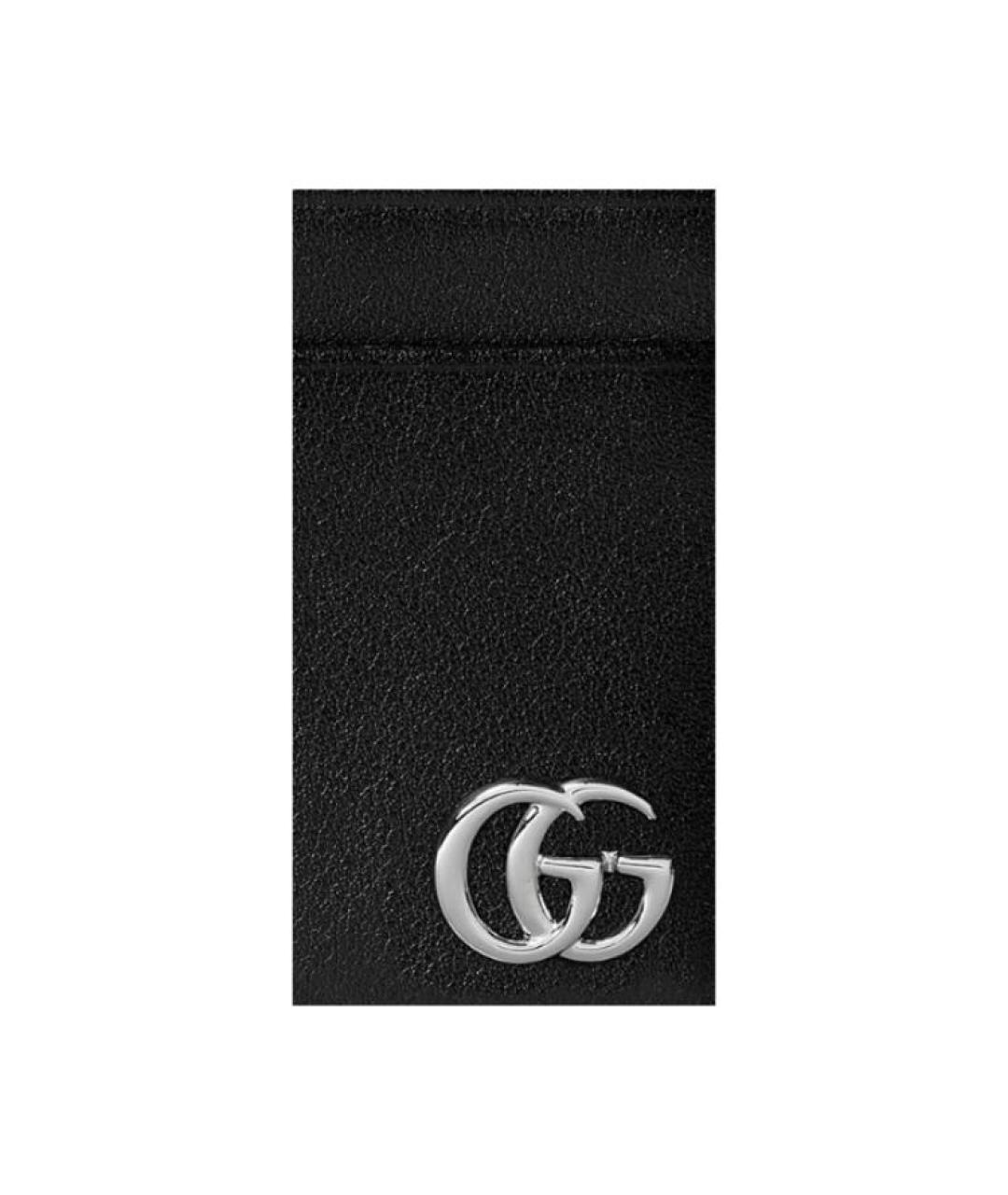 GUCCI Черный кожаный кардхолдер, фото 3