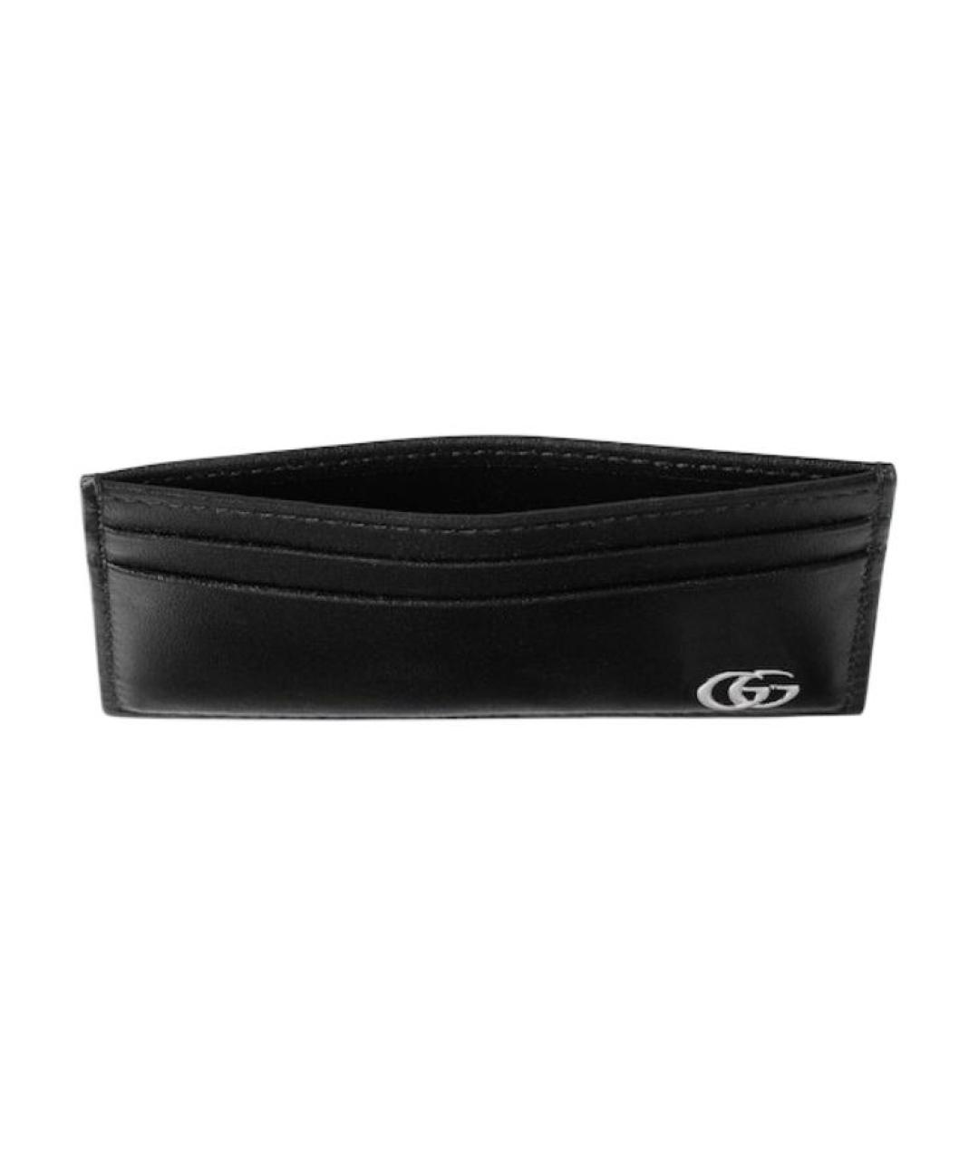 GUCCI Черный кожаный кардхолдер, фото 2