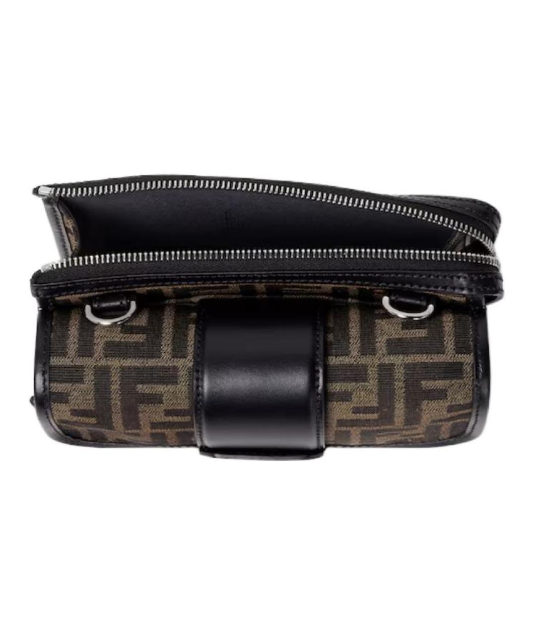 FENDI Коричневая сумка на плечо, фото 5