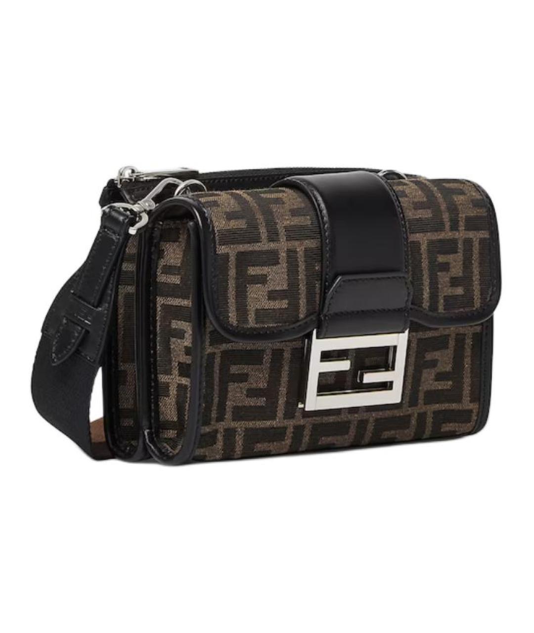 FENDI Коричневая сумка на плечо, фото 2