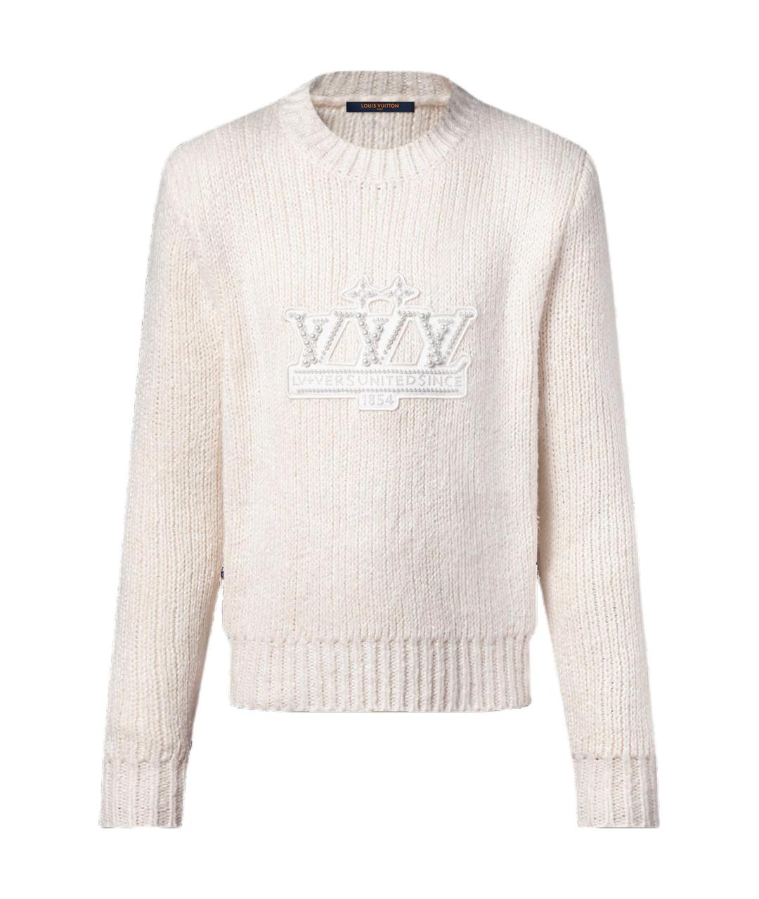 LOUIS VUITTON Белый джемпер / свитер, фото 1