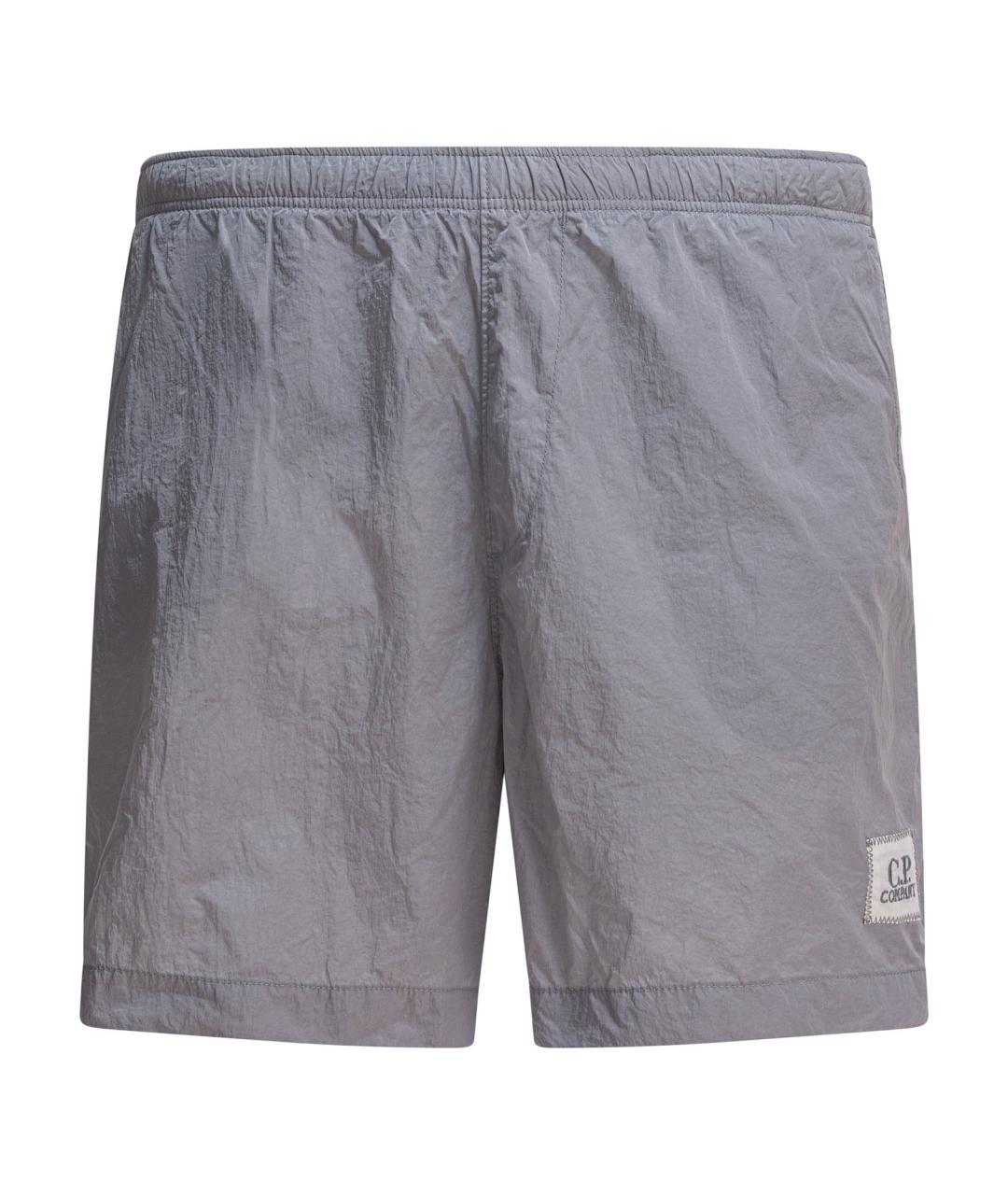 CP COMPANY Серые синтетические шорты, фото 1