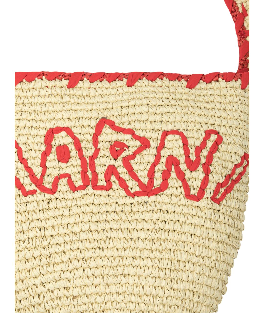 MARNI Бежевая сумка тоут, фото 3