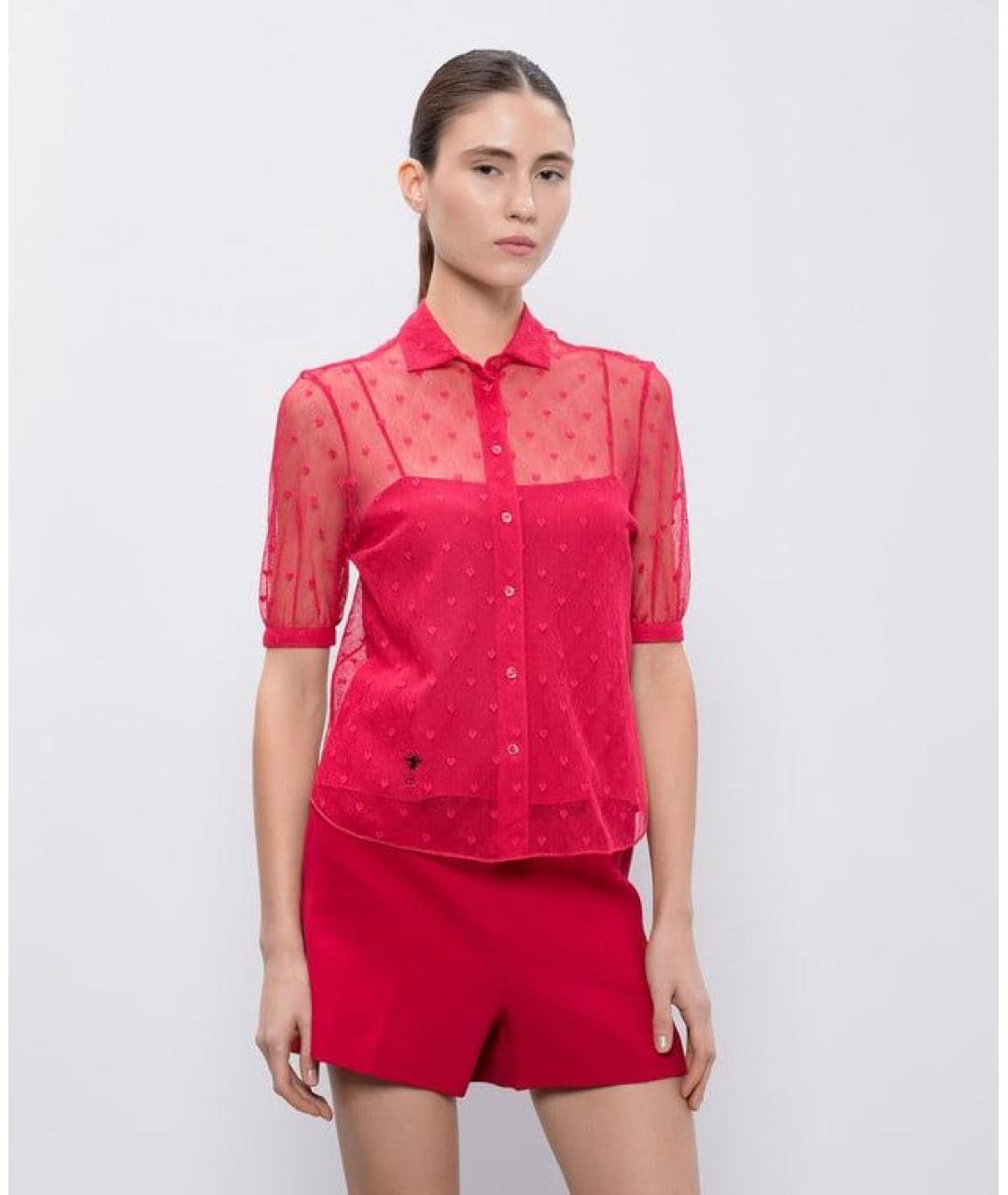 CHRISTIAN DIOR Красная блузы, фото 3