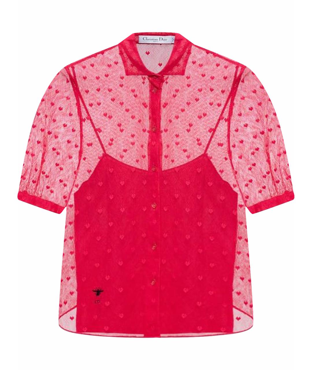 CHRISTIAN DIOR Красная блузы, фото 1