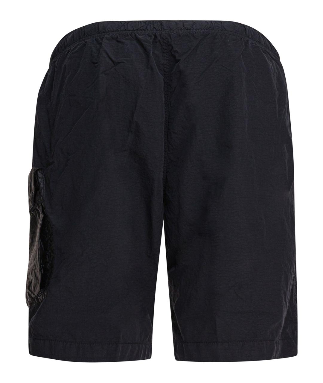 CP COMPANY Черные синтетические шорты, фото 2