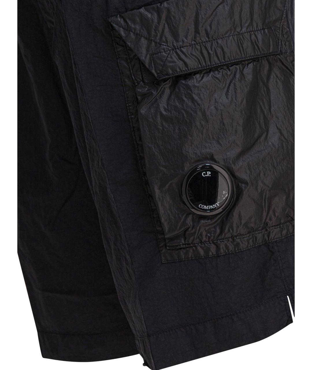 CP COMPANY Черные синтетические шорты, фото 4