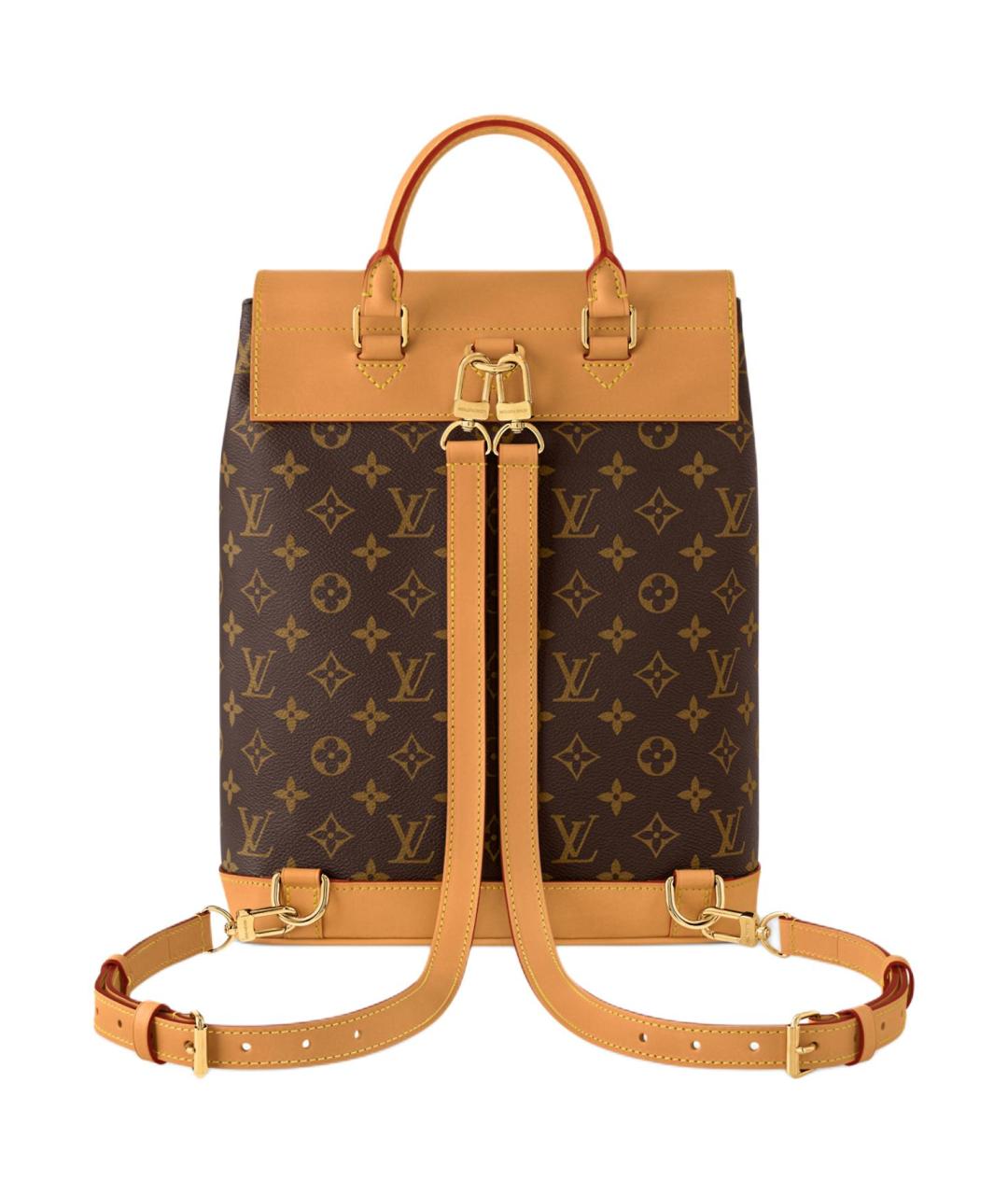 LOUIS VUITTON Коричневый рюкзак, фото 3