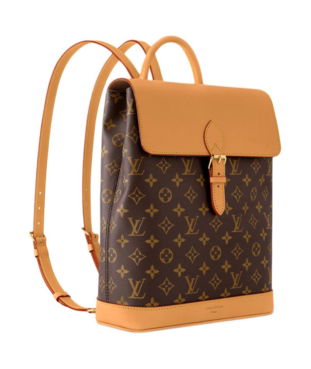 LOUIS VUITTON Коричневый рюкзак, фото 2