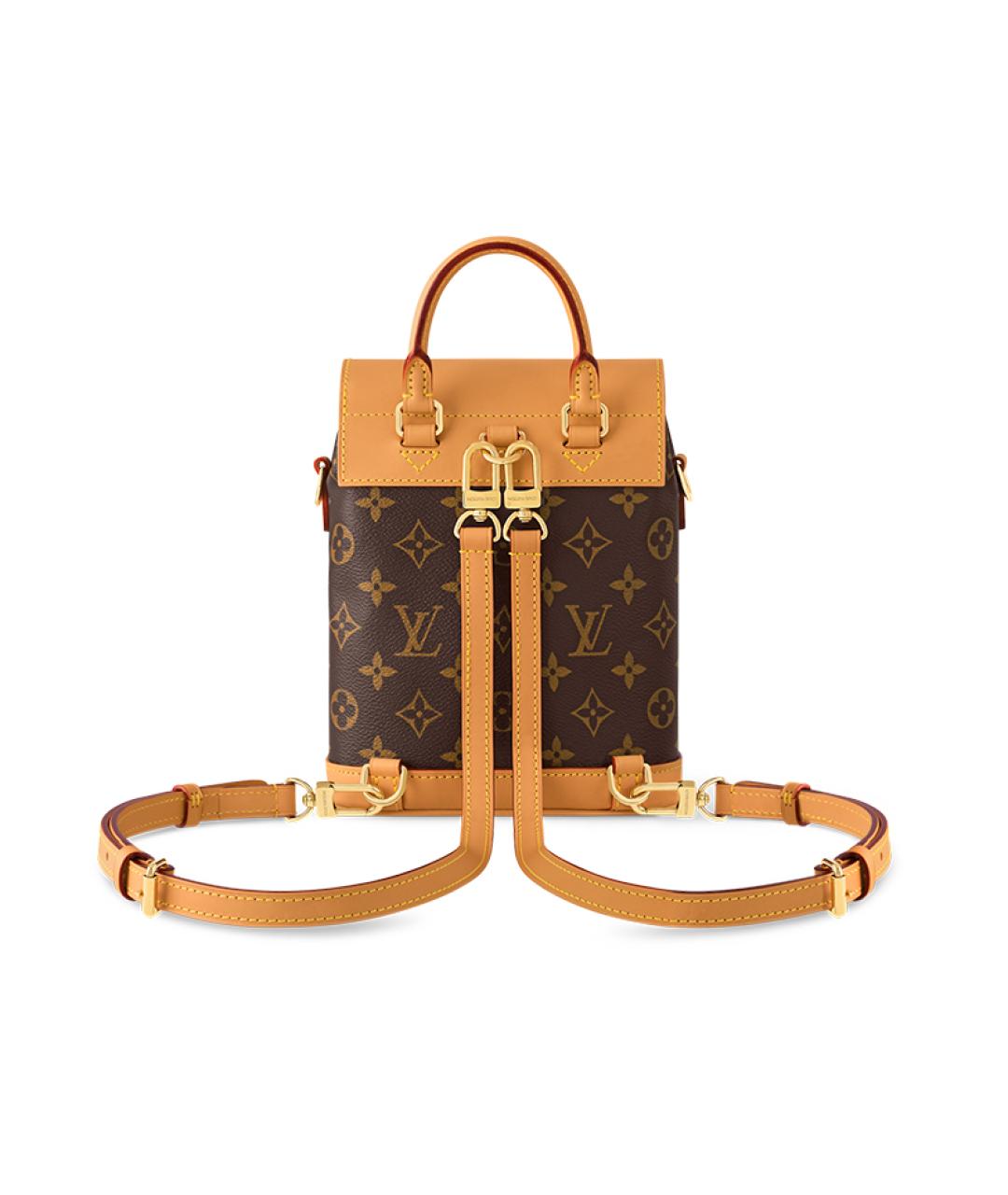 LOUIS VUITTON Коричневый рюкзак, фото 3