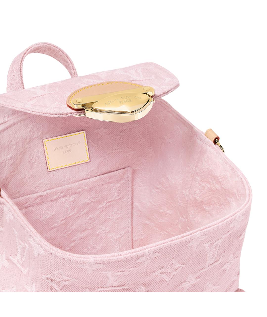 LOUIS VUITTON Розовый рюкзак, фото 5