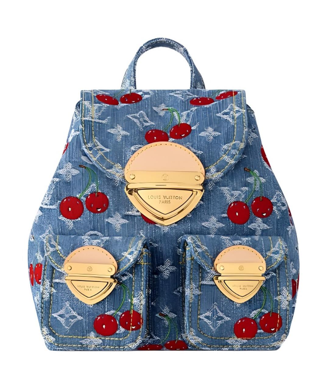 LOUIS VUITTON Синий рюкзак, фото 1