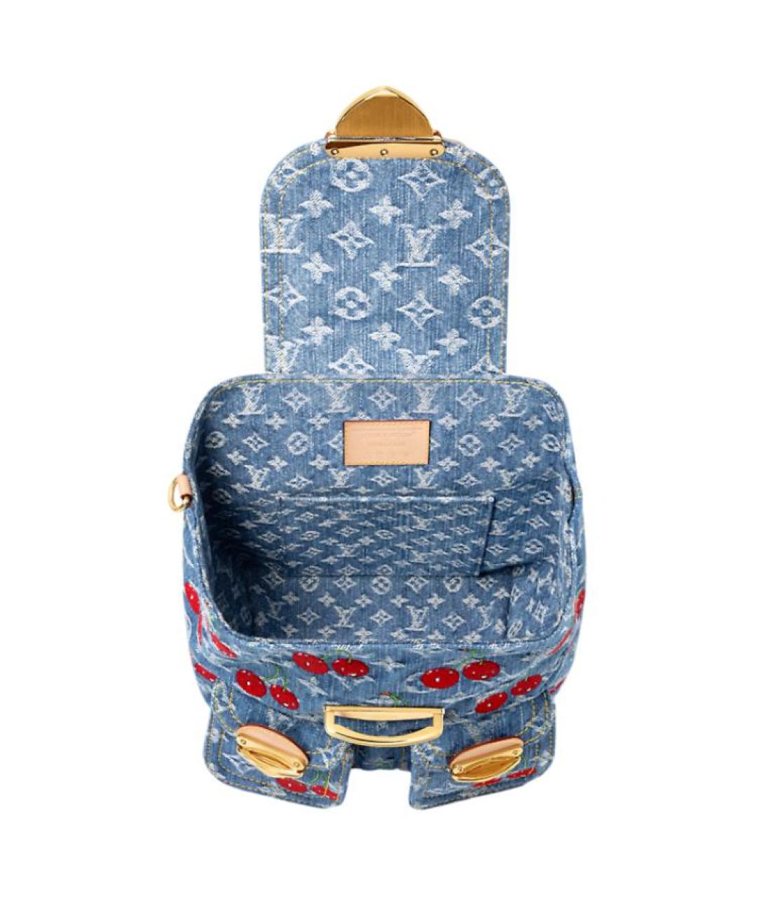 LOUIS VUITTON Синий рюкзак, фото 4