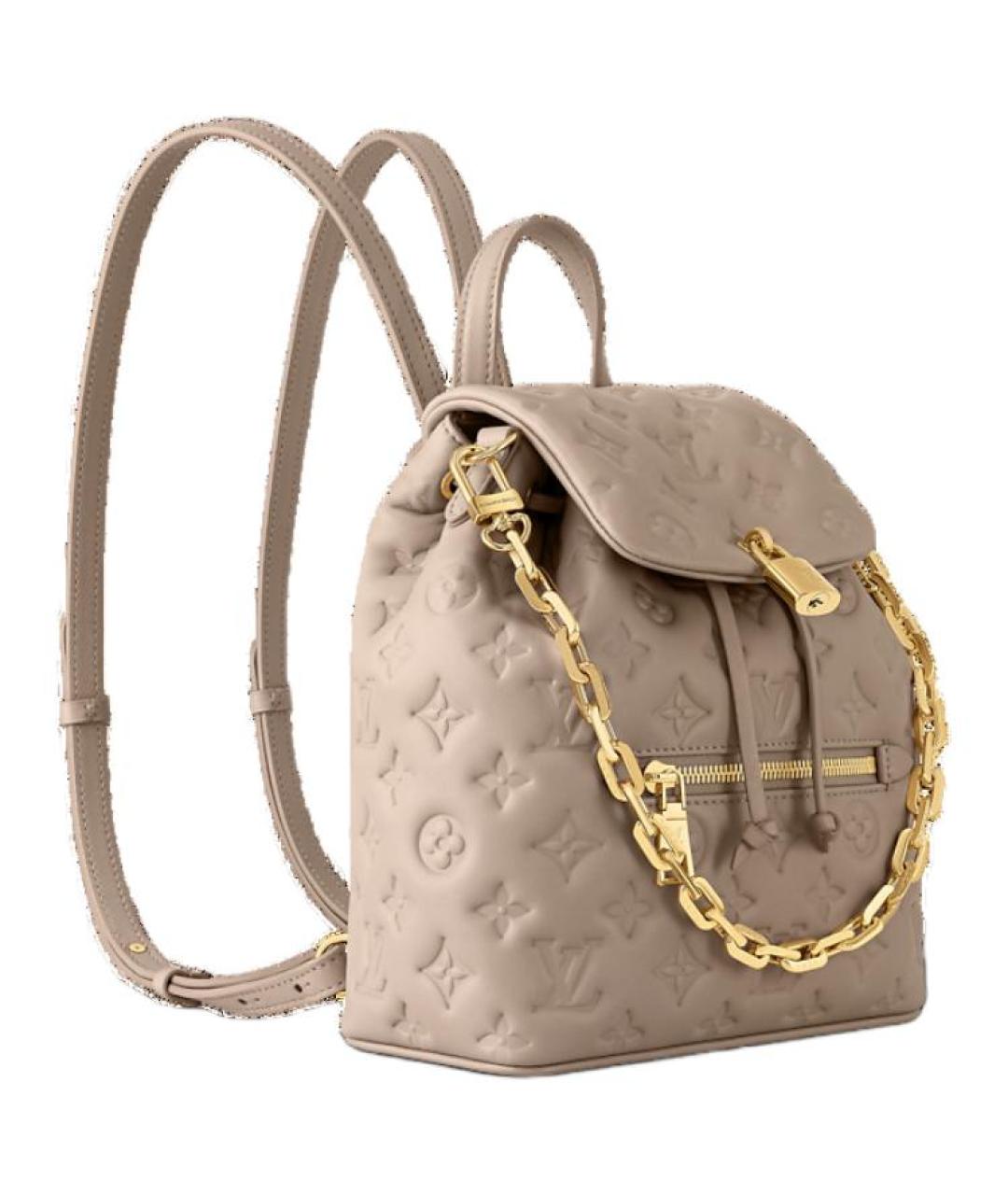 LOUIS VUITTON Бежевый рюкзак из канвы, фото 2