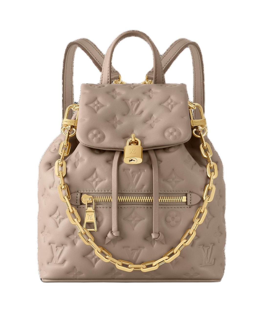 LOUIS VUITTON Бежевый рюкзак из канвы, фото 1