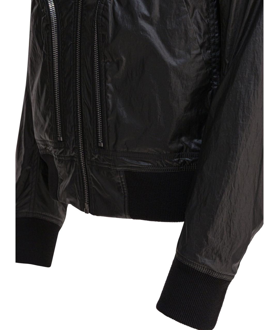RICK OWENS Черная куртка, фото 4